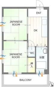 丸山マンションの間取り画像