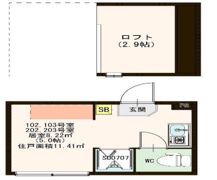 ハーモニーガーデン志茂の間取り画像