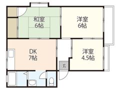 高崎ハイツ D棟の間取り画像