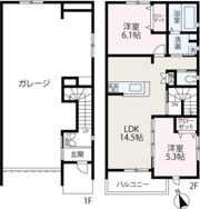 plaisir B棟の間取り画像