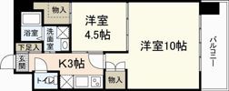 ARIESの間取り画像