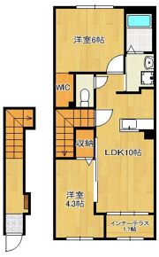 ピースタウン原町の間取り画像