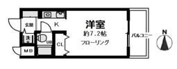オーシャンハイツの間取り画像