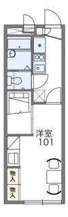 レオパレスMARGUERITEの間取り画像