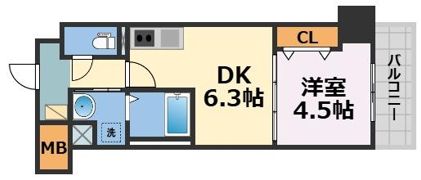 クローバー・レジデンス城東放出の間取り画像