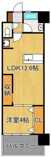 コンプレート古船場の間取り画像