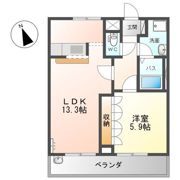エレガンスⅡの間取り画像