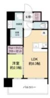 セレニテ江坂エクラの間取り画像
