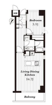 レクシオシティ荻窪の間取り画像