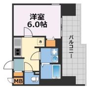 エスリードレジデンス梅田グランゲートの間取り画像