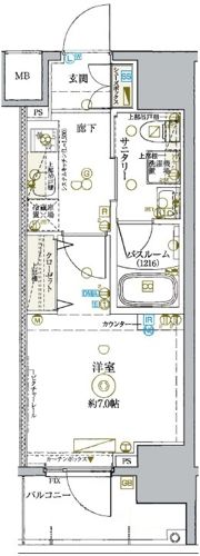 KDXレジデンス池袋ウエストの間取り画像