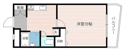 メゾンオレンジ2の間取り画像