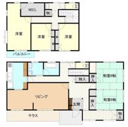 若森戸建の間取り画像