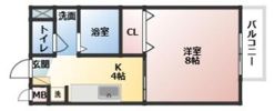 サープラス高野の間取り画像