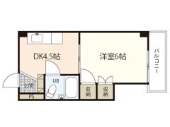 VILLA三篠の間取り画像