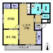 ロイヤルパレスFUKIの間取り画像