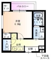フジパレス豊里中央公園Ⅱ番館の間取り画像