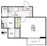 メルヴェーユ・Kの間取り画像