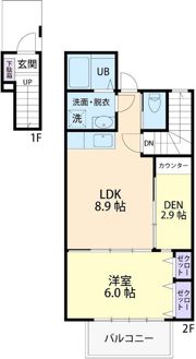 Gracieux（グラシュー）泉町の間取り画像