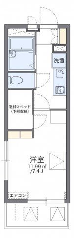 レオパレスエスポワール六郷の間取り画像