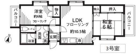 オークヒル領家の間取り画像