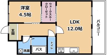 ブエナビスタ瀬田の間取り画像