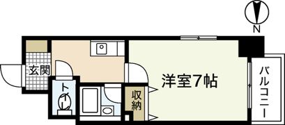 エスパシオ十日市の間取り画像