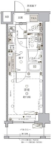 クレヴィスタ板橋西台の間取り画像