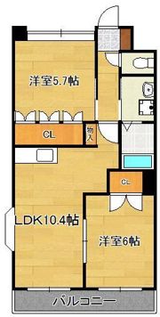 Slow Hand壱番館の間取り画像