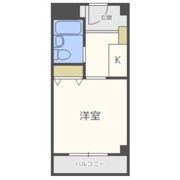 南堀江レヂデンスの間取り画像