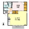 ビラ ヤハタ B Ⅰの間取り画像