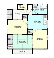 白島貸家の間取り画像