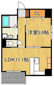 黒崎第14晴和ビルの間取り画像