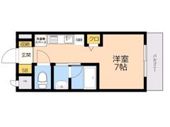 ビレッジ九大前の間取り画像