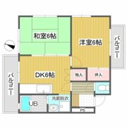栗原マンションの間取り画像