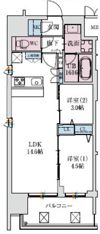 スプランディッド本町グランの間取り画像