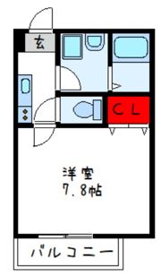 ジーメゾン初芝アマーレの間取り画像