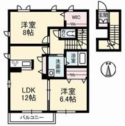 パーシモンの間取り画像