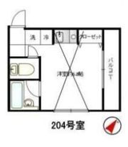 ランドヒルズウエストA棟の間取り画像