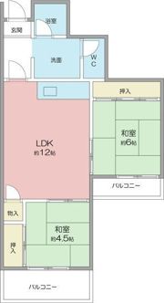 メゾン吹上の間取り画像