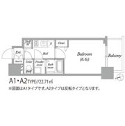 アドバンス大阪バレンシアの間取り画像