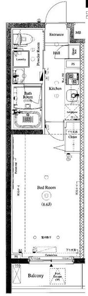 AXAS北池袋の間取り画像