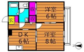 パピーム Kの間取り画像