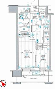 デュオステージ横濱桜木町の間取り画像