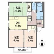 コンフォートD棟の間取り画像