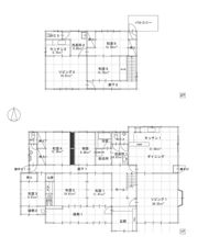 大供本町一戸建の間取り画像