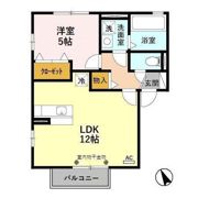 クレソン A棟の間取り画像