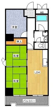 K.D.Kビルの間取り画像