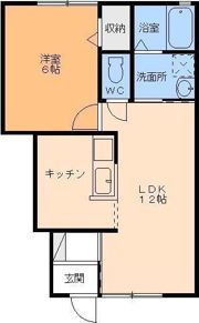 フラッツァ南梅本の間取り画像