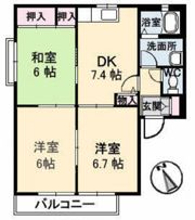 ディアス椎の木の間取り画像